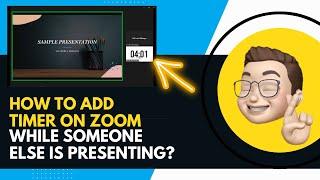 How to Display Timer on Zoom While Another Participant is Presenting? | Tutorial