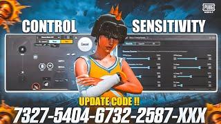 3.2 OP SENSITIVITY  Best Zero Recoil Sensitivity CODE & Settings for Pubg Mobile/BGMI in 2024