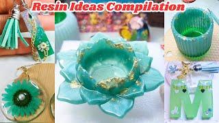 All GREEN Resin Compilation • Resin for Beginners Resin Crafts Resin Art DIY Epoxy Resin Tutorials