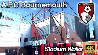 Walking from Boscombe Pier to the Vitality Stadium, Home of A.F.C. Bournemouth