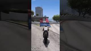 GTA 5 Crazy Jump | Motorcycle Epic Stunt with Franklin