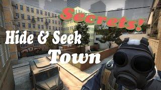 CS:GO Hide & Seek Town Secrets and Hidden Locations!