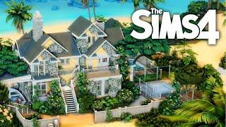 Family Summer House || no CC The Sims 4 Speed Build Video #TheSims4 #EApartner