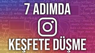 7 adımda instagram keşfete nasıl düşülür