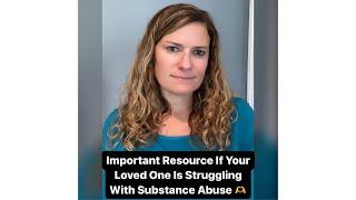 If you have a loved one struggling with substance abuse, this video is for you. 🫶