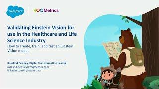 Validating Einstein Vision for use in the Healthcare and Life Science Industry