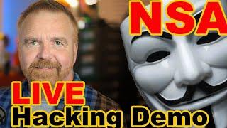 Live Hacking Demo with SECRET NSA Tools - Disassemble and Decompile with Dave!