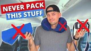 10 Things Experienced Travelers Know NOT To Pack (Never Take #9!)