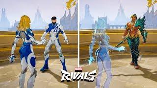 All Invisible Woman Interactions with Heroes - Marvel Rivals