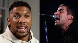 Anthony Joshua REACTS To Liam Gallagher's Wembley Performance at Joshua v Dubois Boxing Match