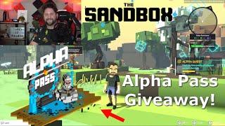 Alpha Pass Giveaway! Win Your Way Into The Sandbox Game Metaverse