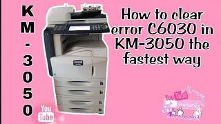 How to clear the error C6030 in Kyocera 3050 the fastest way? #kyocera #printererror #c6030