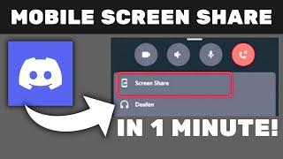 How To Share Screen From Mobile on Discord WITH AUDIO | 2024 Easy