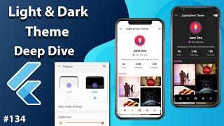 Flutter Tutorial - Flutter Dark Mode Switch - Light & Dark Theme For Android & iOS