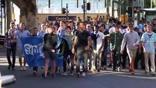 A-League TV | #SydneyDerby | Sydney FC march