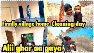 Alii ghai aa gaya | finally village home cleaning day .. babar akbar vlog