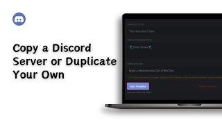 How to Copy a Discord Server | Duplicate Your Own Server | Duplicate Discord Servers