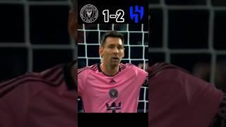 Inter Miami vs Al Hilal  | Riyadh Season Cup 2024 | Highlights #shorts #messi #football