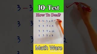 puzzle math challenge #logic #iqtest #maths