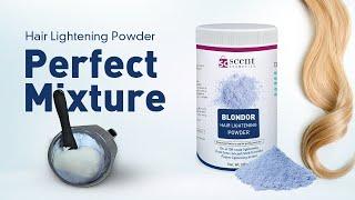 Hair Lightening Powder, Blondor Mixing Way To Get Best Result