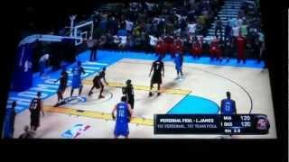 NBA 2k11 Kevin Durant game winner OKC Thunder vs Miami Heat