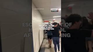 Students escorted out of high school after shooting