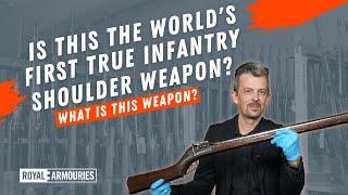 An Arquebus from Henry VIII's army, with firearms and weapon expert Jonathan Ferguson