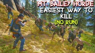 How To Defeat MOUNT BAILEY HORDE Easily ?? | DAYS GONE PC