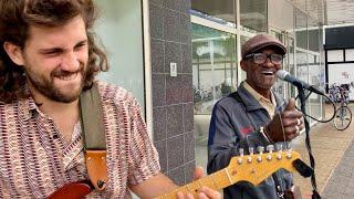 Randomly met the master of Blues in the Streets  - Spontaneous Improvisation