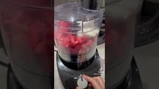 Quick Strawberry frozen yogurt  Only 2 ingredients for a refreshing treat 