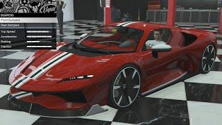 GTA 5 - DLC Vehicle Customization - Grotti Itali RSX (Ferrari SF90 Stradale)