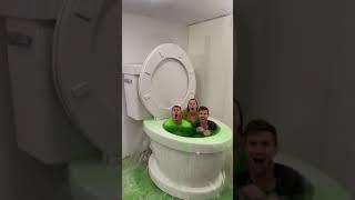 Giant Toilet is LAVA Green 2 #shorts