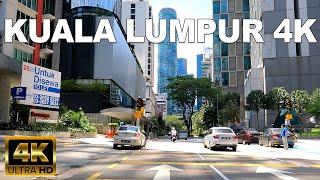 KUALA LUMPUR 4K 60FPS - DRIVING AROUND KLCC