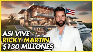 Así es la LUJOSA vida de Ricky Martin | Mansiones, Autos y su Fortuna