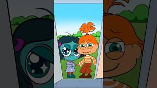 Inside Out 2: Knock knock! Open The Door - Joy vs Envy vs Anxiety #shorts #animation
