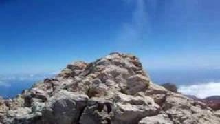 quick pan from the summit of Teide