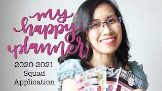 The Happy Planner Squad 2020-2021 Application