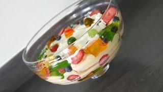 Fruits & Custard Triffle | Dessert Recipe