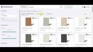 Sabia que dá pra baixar textura de MDF original direto do 3DWarehouse??