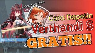 Cara Dapetin Verthandi S secara Gratiss!! [Aether Gazer]