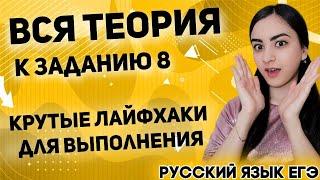 ЕГЭ Русский Язык 2022 | Теория к заданию № 8 | Лайфхак эффективного выполнения