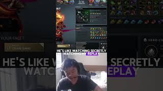 NISHA SECRETLY WATCHING MIDONE EMBER REPLAY  #dota2 #dota2highlights #twitch #dotapit #midone
