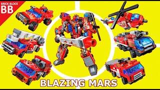 Speed Build : Blazing Mars FINAL ️ Qman 1416 Enlighten Trans Collector Lego Transformers combiner