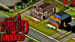 Walking To RoseWood Was SO Worth It! |Project Zomboid - Extremely Rare Loot - High Population-Modded