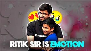 Ritik Sir Is Emotion  Babua Sir  #ritiksirpw #pwfoundation