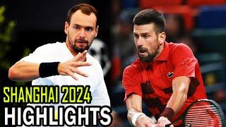 Novak Djokovic vs Roman Safiullin Round 4 Highlights | Shanghai 2024