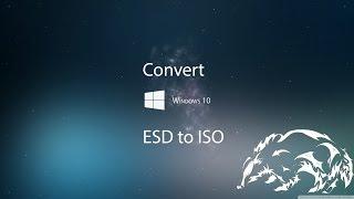 How to Convert ESD To ISO