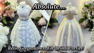 #616 Stunning Wedding Dresses - Perfect Resin Gift For Bridal Parties!