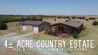 Hammon Oklahoma Home Land For Sale