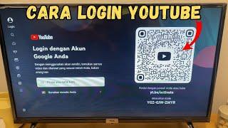 CARA LOGIN AKUN YOUTUBE DI ANDROID TV